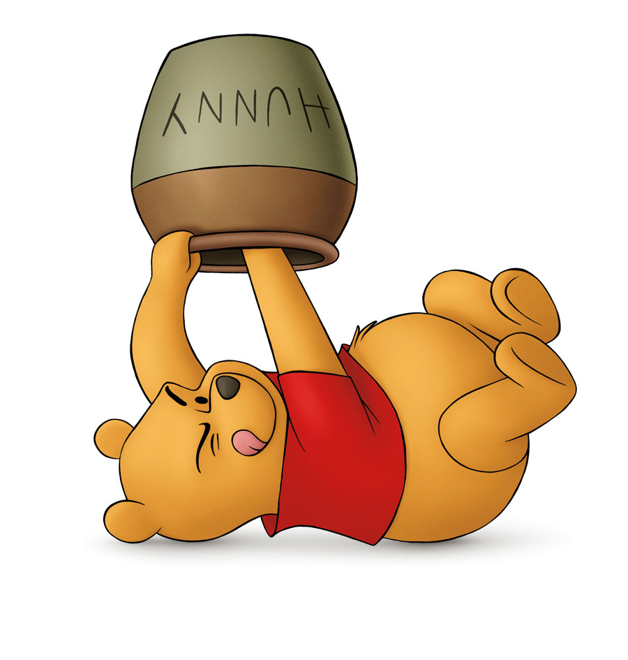 Winnie the Pooh with Honey